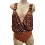 Free People Bronze Sequin Zuri set Photo 2
