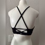 Alo Yoga  Starlet Lace Up Black Workout Sport Bra S Photo 2