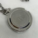 Regal Sweden fashion pendant pocket watch 31mm faceted large crystal running Photo 5