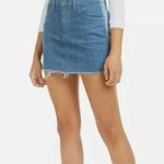 Hudson Jeans Two Toned Jean Highwaisted Skirt Photo 0