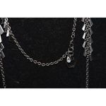 Source Unknown Minimalist Casual Silver Tone Metal Link Chain Single Layer Chic Necklace Photo 2