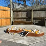 Rag and Bone Logan Strappy Leather Flatform Sandals by‎  size 37 (size 7 US) Photo 1