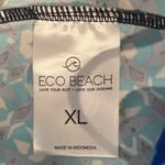 Eco Beach Blue Geometric Racerback Tankini Swimwear Top XL Photo 6