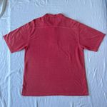 Tommy Bahama Pink Slightly Textured Silk Blend Polo Shirt - Size XL Photo 1