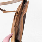 Vintage 1980s Plinio Visona Cognac Brown Leather Hudson’s Crossbody Bag NWT Photo 9