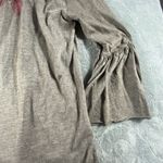 Johnny Was Womens Brown Darielle Embroidered Top Medium Flute Sleeve Boho Unique Photo 10