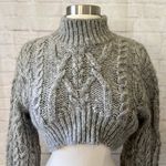 ZARA Chunky Knit Cropped Sweater Photo 1