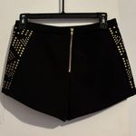 Forever 21 Black and Gold Studded Women's Shorts Photo 1