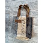 The Barrel Shack The Pascale Tote Duffel Bag Leather Wool Handmade USA NWT Boho Photo 2