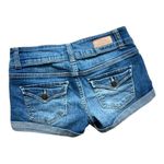 Celebrity Pink Junior Womens  Jeans Cuffed Denim Jean Shorts - Sz 3 Photo 2