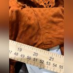 Universal Threads Universal Thread Brown Womens Ruffle Long Sleeve Embroidered Dress -size Large Photo 4