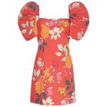 Cara Cara Kelly Dress Punch Floral Spice NWOT – Size Medium Red Photo 13