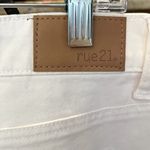 Rue 21 White Jeans Cropped Womens 13/14 Capris New Photo 9