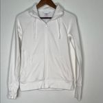 Athleta Triumph Full-Zip Hoodie White Size Small Photo 1