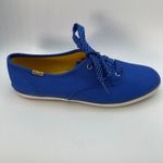 Keds Women's 7.5 Canvas Sneakers Blue Lace Up Round Toe Casual Walking Shoes Photo 14