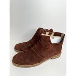 Kelsi Dagger  Boots Size 10 Women’s Suede Upper Ruched Coffee Bean Brown Booties Photo 6
