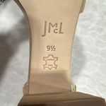 J. McLaughlin  Shauna Suede Golden Tan Stacked Block Heel Sandals Shoe Sz US 9.5M Photo 9