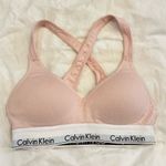 Calvin Klein Modern Cotton Padded Bralette w/ Molded Cups, Pink, Size S Photo 2