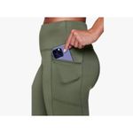 SHE IN Women's Olive Green Leggings Training Size L Photo 5