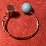 Michael Kors  Silver and Turquoise Bracelet Photo 4