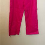 Nicole Miller  wide leg linen pants‎ Hot Pink Size 12 Photo 3