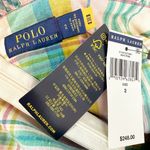 POLO Ralph Lauren Madras Plaid Ruffle Midi Dress Size US 2 Boho Cottagecore Photo 4