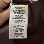 Loft  Faux Leather Mini Pocket Skirt Burgundy Size XS Photo 4