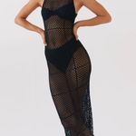Peppermayo Night Waves Crochet Maxi Dress Photo 0