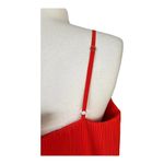 Milly  Bianca Dress Sleeveless Pleated Coral Orange Cocktail Ruffle Hem 10 NWOT Photo 7