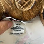 Vintage 70s Sears Perma Prest Polyester Floral Print Button Shirt L Pink Size L Photo 5