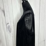 Quacker Factory  Velvet Velour Tank Top Shirt Blouse Plus Sz XL Black Sequin Neck Photo 6