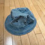 NEWHATTAN Classic Denim Bucket Hat Size S/M Blue Photo 6