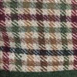 Handmade Wool Green Plaid Shoulder Bag Photo 2