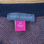 Vince Camuto  Women's Floral Jacquard Crewneck Blouse Sz M Photo 8