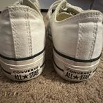 Converse White Platform All Star Low-tops 7.5 Photo 5