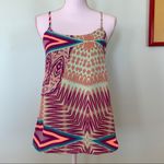 Everly Patterned Racerback Summer Tank Small S Photo 4