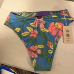Maaji NWT Reversible Floral High Waist Bikini Bottom Photo 2