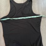 AQUA  Bloomingdale’s Black Racerback High Neck Tank Bodysuit size Small Photo 4