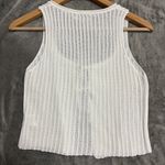 Princess Polly  Front Tie Knit Crop Tank Cardigan Juniors S/M Sexy Y2K Festival Photo 1