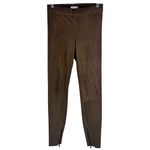 Vince  - lamb leather suede‎ skinny pants zipper pull on small s mob wife luxury Photo 1
