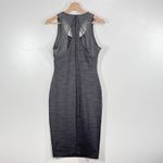 Lululemon Globetrotter Midi Dress Size 8 Black Heather Bodycon Racerback Travel Photo 2