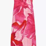 ZARA  Elegant Pink Floral Maxi Dress Photo 7