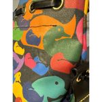 Dooney & Bourke NWOT Vintage Wonder Ducks Black Handbag Satchel Crossbody CLEAN Photo 12