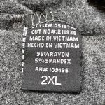 Annabelle Womens Maxi Dress Sleeveles Tank Top Elastic Waist Scoop Neck Gray 2XL Size 2X Photo 8