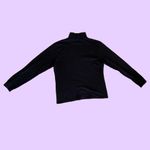 Vintage 90s L.L.Bean Black long sleeve turtle neck shirt 🔥 Photo 2