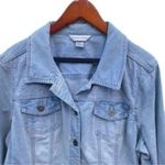 Christopher & Banks Y2K Denim Jean Jacket Embroidered Stonewashed Vintage Photo 6