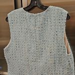 St. John ππ Sequin Tweed Knit Sheath Dress ~ Aqua 14 NWOT Photo 9