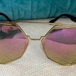 SUPER LOVERS made in Japan sunglasses vintage hexagon Black Photo 0