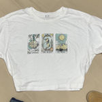 Garage Tarot Card Washed Loose Tee Photo 0