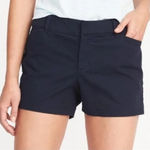 Old Navy NWT High Waisted Pixie Trouser Shorts in Black Size 0 Photo 0